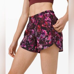 lululemon athletica Women's Athletic Shorts - Black and Pink